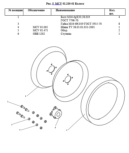 Колесо (без венца) МСУ 01.210-01: купить в Воронеже