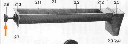 Шкив шнека вторичной аспирации К 527, 547 : купить в Воронеже