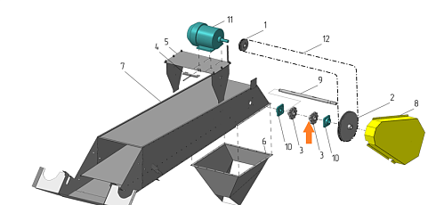 Звездочка А 100-01.03.00 (dвнут-35 или dвнут-45, z-10): купить в Воронеже