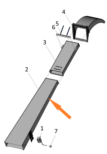 Лоток А-100-07.04.01.00 (Труба А-100): купить в Воронеже Лоток А-100-07.04.01.00 (Труба А-100): купить в Воронеже