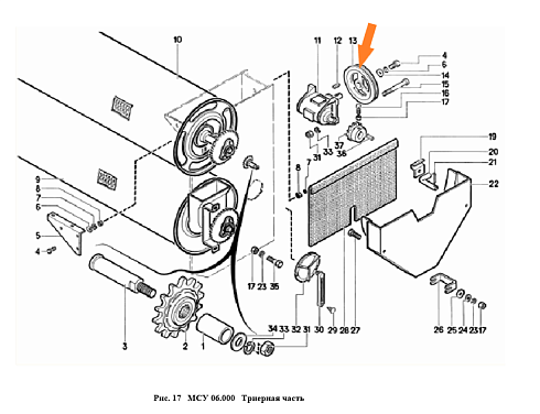 Шкив МСУ 00.102 (ОВИ 00.108): купить в Воронеже