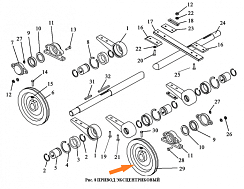 Шкив ЗВТ 86.102 (3-х руч. D=260) стар.: купить в Воронеже