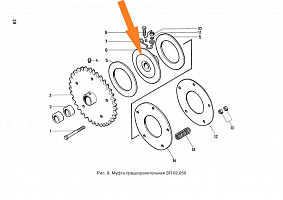 Ступица ЗП 02.113/02.101 (вал верхний): купить в Воронеже