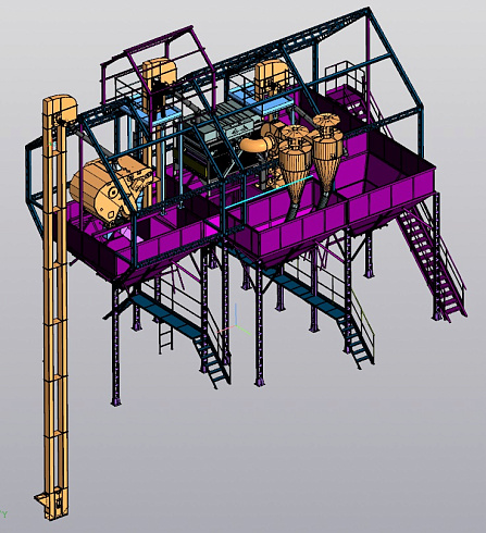 Металлоконструкция: Двухбункерный: купить в Воронеже