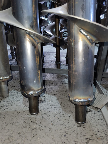 Шнек вторичной аспирации К 527, К 547 (мал цапфа левый): купить в Воронеже