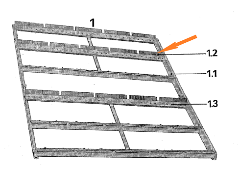 Скребок очистки решет К-527 (80 шт. в ком-те): купить в Воронеже