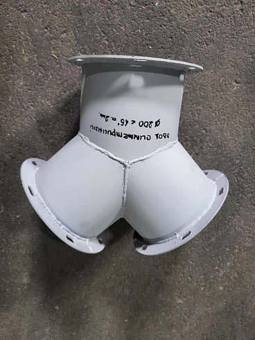 Ввод симметричный ф200 угол 45 ст2мм: купить в Воронеже