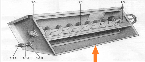 Бункер шнека загрузки (голый) К527 К547: купить в Воронеже