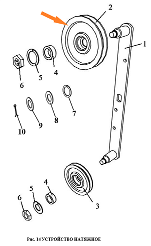 Ролик натяжной МСУ 08.210 (СММ 08.130 (Н 206.23.000): купить в Воронеже Ролик натяжной МСУ 08.210 (СММ 08.130 (Н 206.23.000): купить в Воронеже