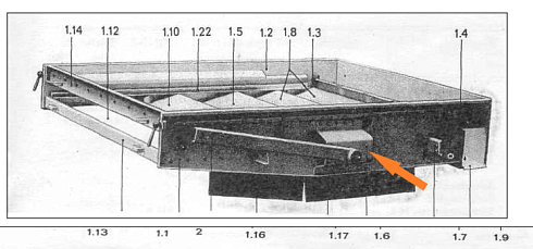 Кронштейн (ухо) верхнего решетного стана К 527: купить в Воронеже Кронштейн (ухо) верхнего решетного стана К 527: купить в Воронеже