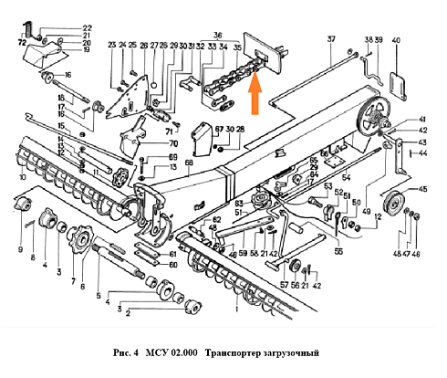 Транспортер цепной МСУ 02.020 (120*71 L= 8664 мм): купить в Воронеже Транспортер цепной МСУ 02.020 (120*71 L= 8664 мм): купить в Воронеже