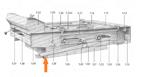 Шатун верхнего решетного стана К 547 с сайлентблоком: купить в Воронеже