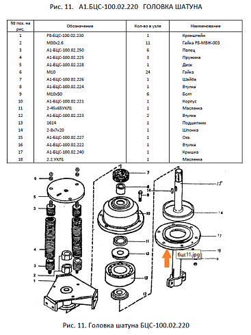 Крышка головки А1-БЦС-100.02.240: купить в Воронеже