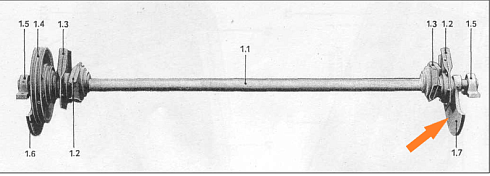 Противовес вала привода решетных станов К527, К547: купить в Воронеже