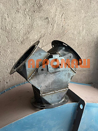 Клапан ручной симметричный ф150мм уг45гр (распределитель) : купить в Воронеже