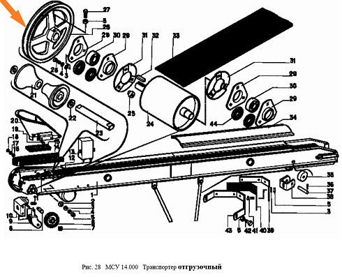 Шкив МСУ 03.103-01 ф=25 ф=290 руч в(б) (ПС-10.09.010): купить в Воронеже