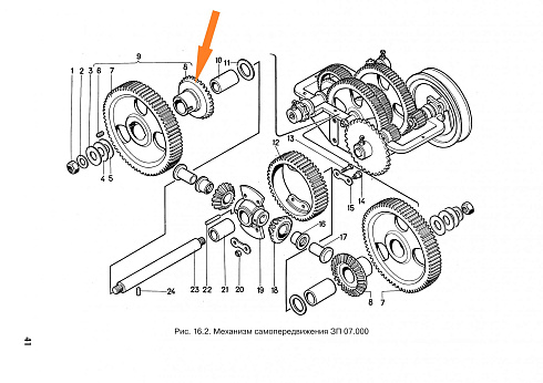 Шестерня коническая ЗМ 07.609 (в блок ЗП 07.030): купить в Воронеже