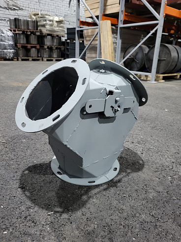 Клапан ручной симметричный ф200мм уг45гр (распределитель) : купить в Воронеже