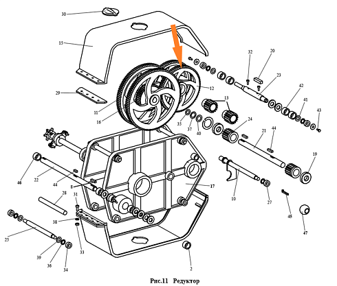 Блок зубчатый ОВИ 06.230 (Z=76, 17): купить в Воронеже