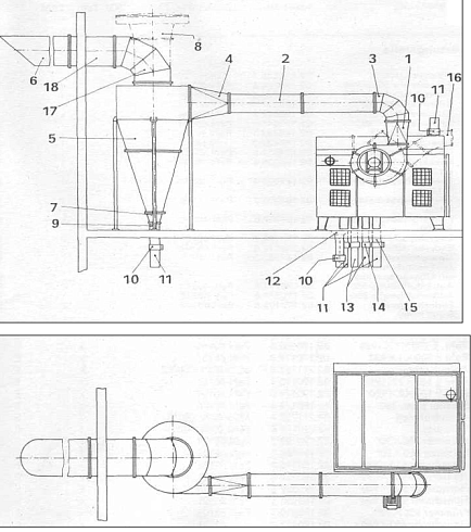 Система аспирации к машине ВРМ К52.7: купить в Воронеже
