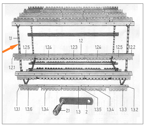 Цепь транспортера К-527: купить в Воронеже Цепь транспортера К-527: купить в Воронеже