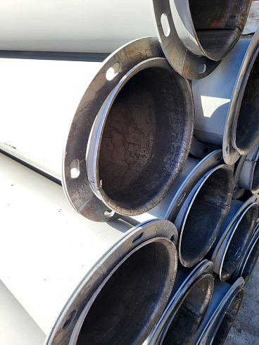 Зернопровод Ф=200 (длина 2м, толщина 2мм): купить в Воронеже