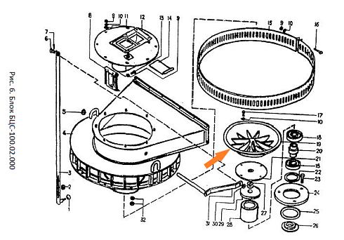 Разбрасыватель 1А БЦС 100.02.610: купить в Воронеже