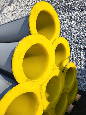 Зернопровод Ф=200 (длина 2м, толщина 2мм) с футеровкой полиуретан 3мм: купить в Воронеже