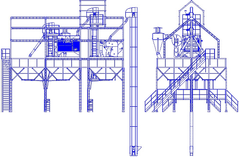 Металлоконструкция: Двухбункерный: купить в Воронеже