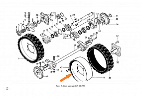 Обод колеса ЗПТ 1-6-2-1: купить в Воронеже