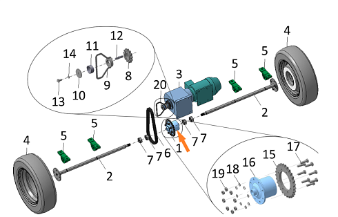 Дифференциал А 100-02.03.01.00: купить в Воронеже